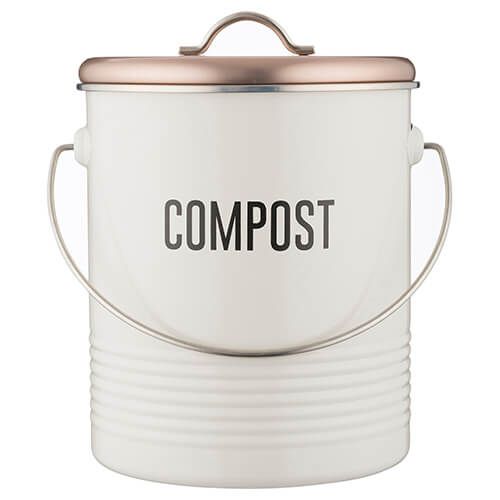 Typhoon Vintage Copper Compost Caddy