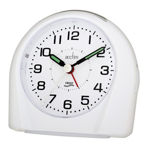 Acctim Europa Alarm Clock White