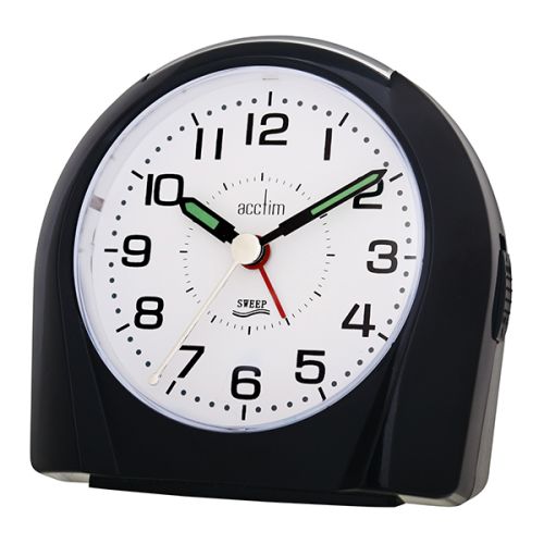 Acctim Europa Alarm Clock Black