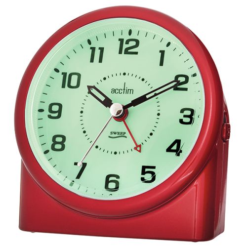Acctim Central Alarm Clock Red
