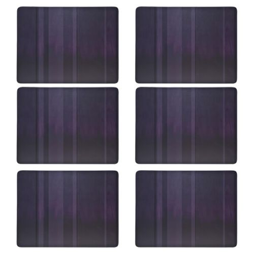 Denby Colours Set Of 6 Purple Placemats