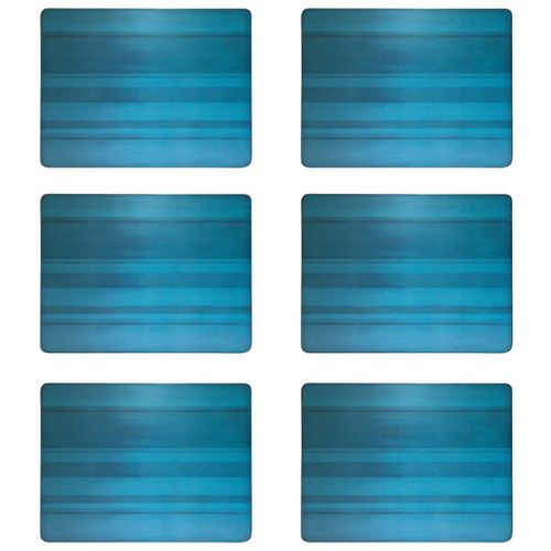 Denby Colours Turquoise 6 Piece Placemats 