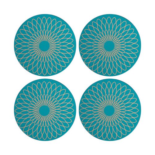 Denby Monsoon Mandala Set Of 4 Coasters