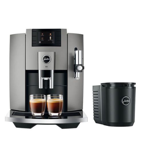 Jura E8 Dark Inox Coffee Machine with FREE Gift