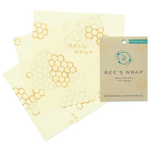 Bee's Wrap Set Of 3 Small Wraps 17.5 x 20cm
