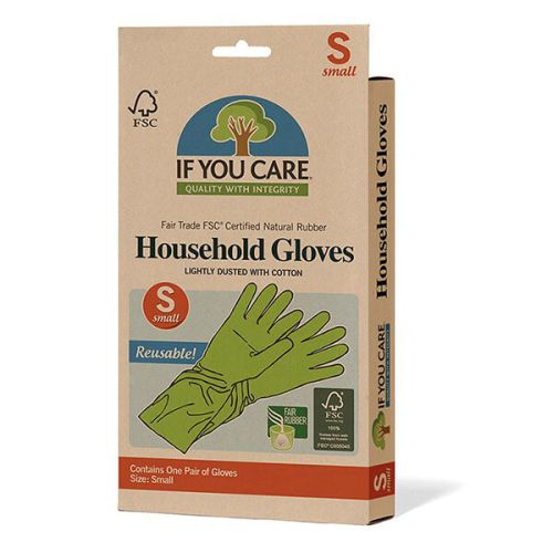 If You Care FSC Small Certified Fair Rubber Latex Household Gloves
