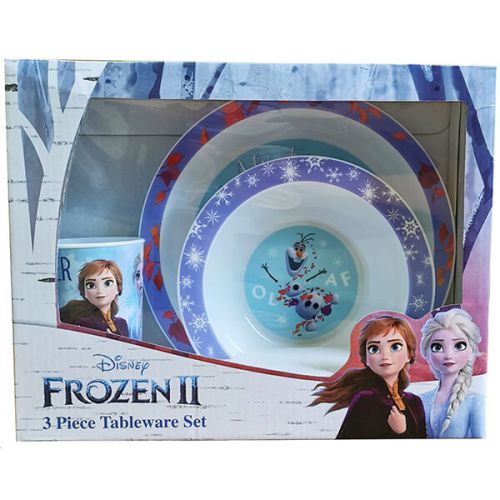 Disney Frozen 2 3 Piece Tableware Set Gift Box