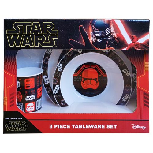 Star Wars Episode IX 3 Piece Tableware Set Gift Boxed