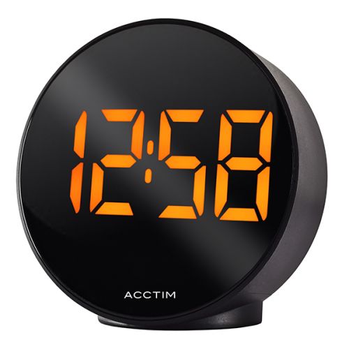 Acctim Circulo Alarm Clock Black