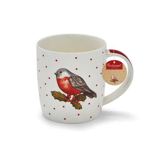 Cooksmart Red Red Robin Barrel Mug
