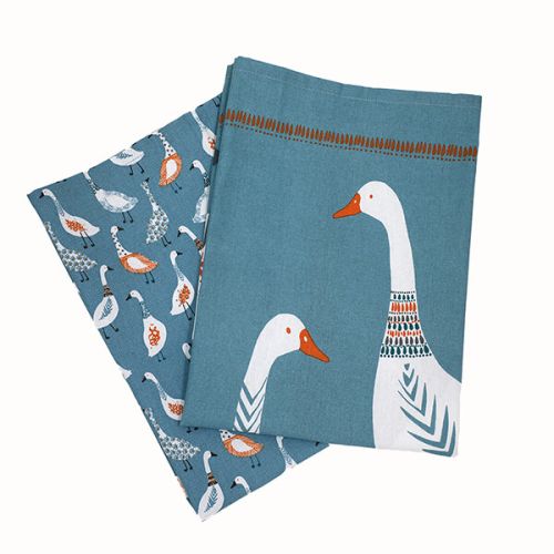Dexam Giggling Geese Set of 2 Tea Towels