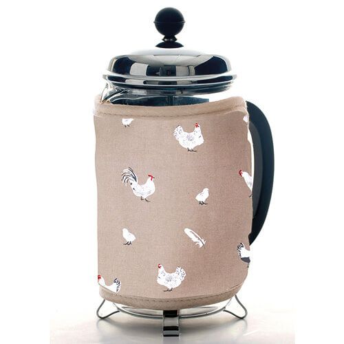 Dexam Rushbrookes Pecking Order Cafetiere Cosy Stone