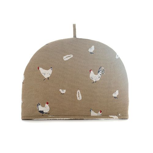 Dexam Rushbrookes Pecking Order 2 Cup Tea Cosy Stone