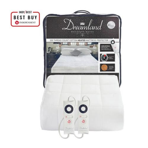 Dreamland Boutique Heated Mattress Protector Double Dual
