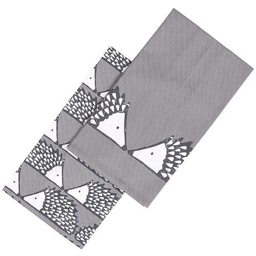 Scion Living Spike Tea Towels Set Of 2 Grey