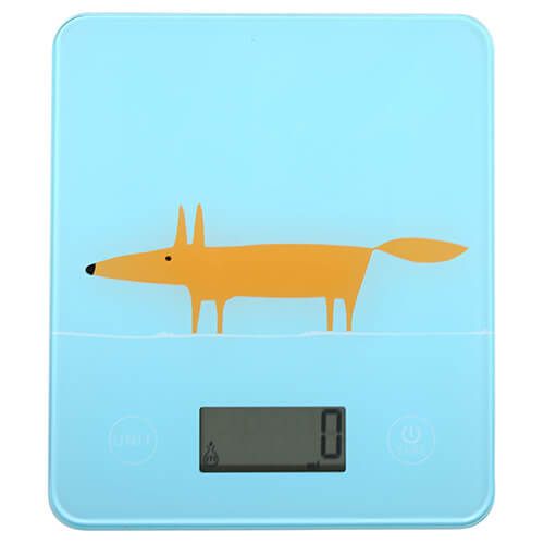 Scion Living Mr Fox Blue Electronic Kitchen Scales