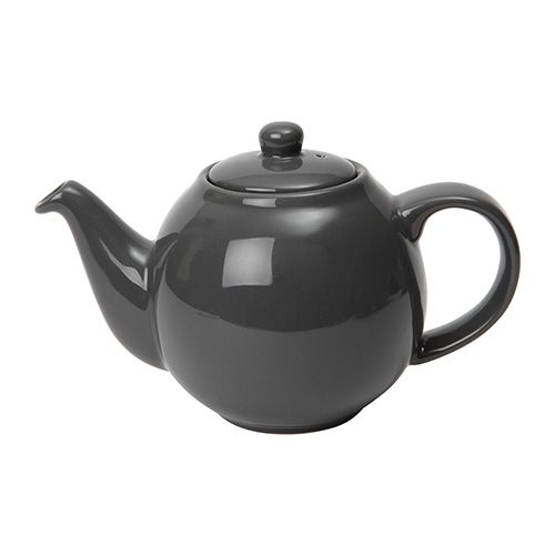 London Pottery 6 Cup Globe Teapot Granite Grey