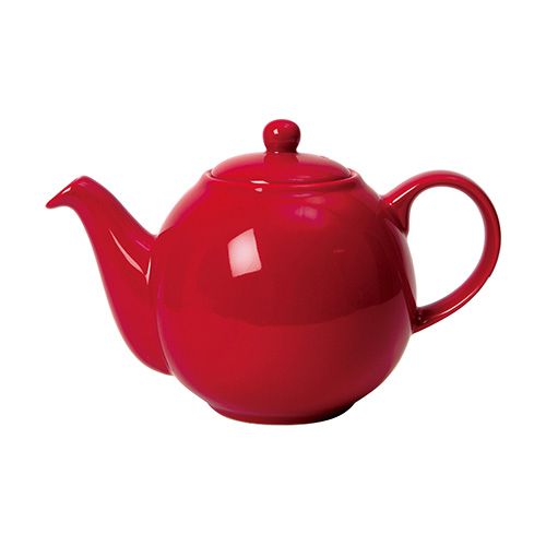 London Pottery 4 Cup Globe Teapot Red