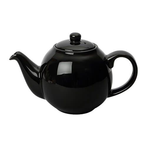 London Pottery 4 Cup Globe Teapot Black