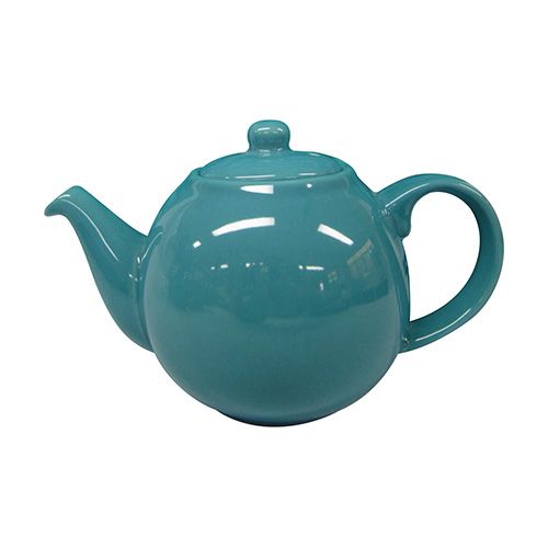 London Pottery 4 Cup Globe Teapot Bora Blue