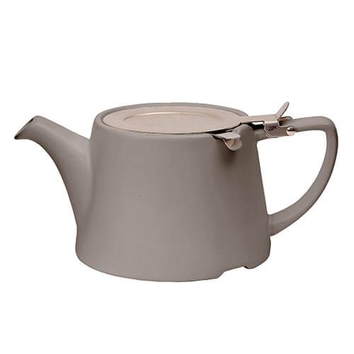 London Pottery Oval Filter 3 Cup Teapot Pebble Grey