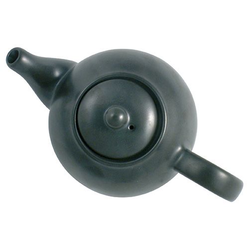 London Pottery 10 Cup Globe Teapot Matt Black