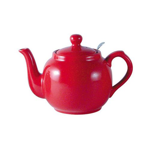 London Pottery 2 Cup Farmhouse Filter Teapot Red