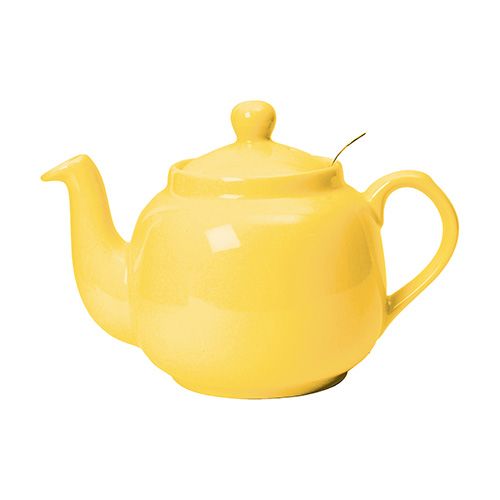 London Pottery 4 Cup Farmhouse Filter Teapot Lemon Yellow