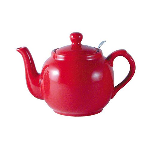 London Pottery 4 Cup Farmhouse Filter Teapot Red