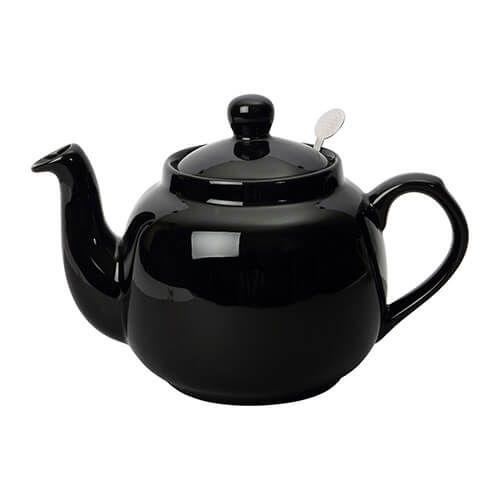 London Pottery 4 Cup Farmhouse Filter Teapot Black