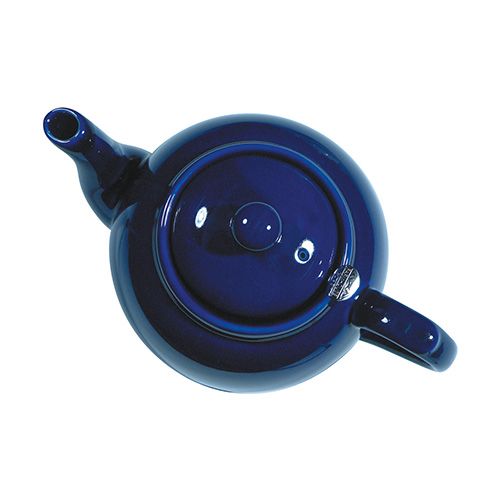 London Pottery 4 Cup Farmhouse Filter Teapot Cobalt Blue