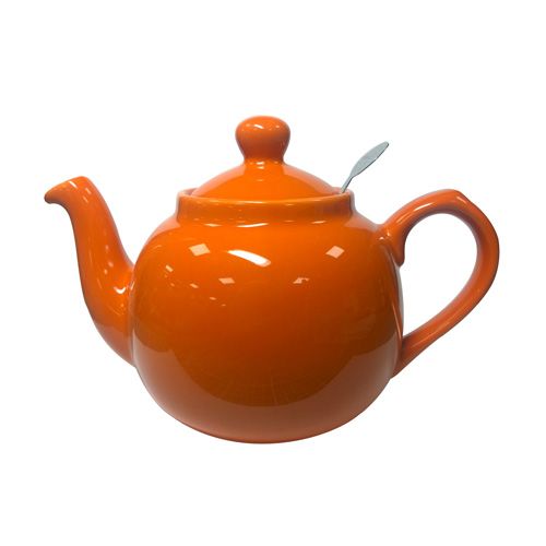 London Pottery 4 Cup Farmhouse Filter Teapot Orange
