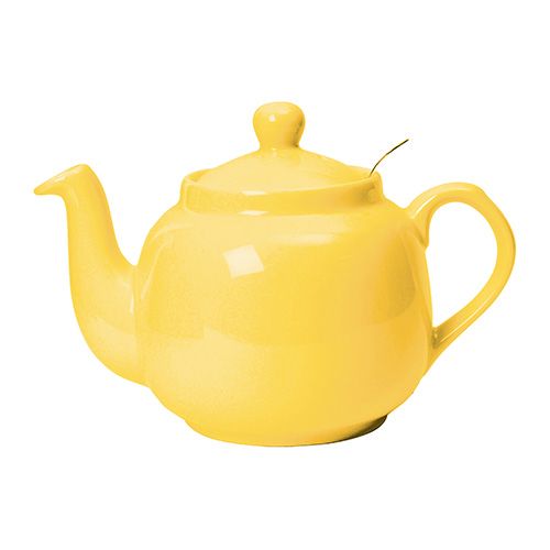 London Pottery 6 Cup Farmhouse Filter Teapot Lemon Yellow
