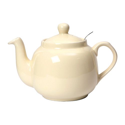 London Pottery 6 Cup Farmhouse Filter Teapot Ivory
