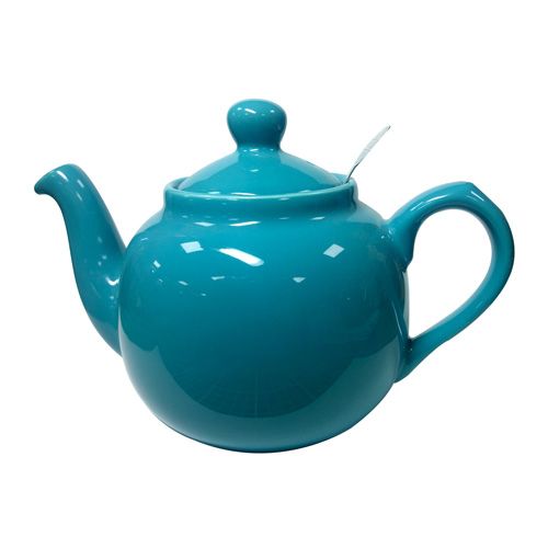 London Pottery 6 Cup Farmhouse Filter Teapot Aqua