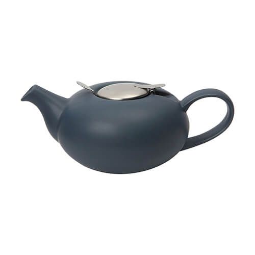 London Pottery Pebble Filter 2 Cup Teapot Slate Blue