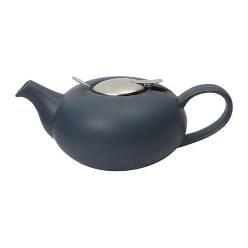 London Pottery Pebble Filter 4 Cup Teapot Slate Blue