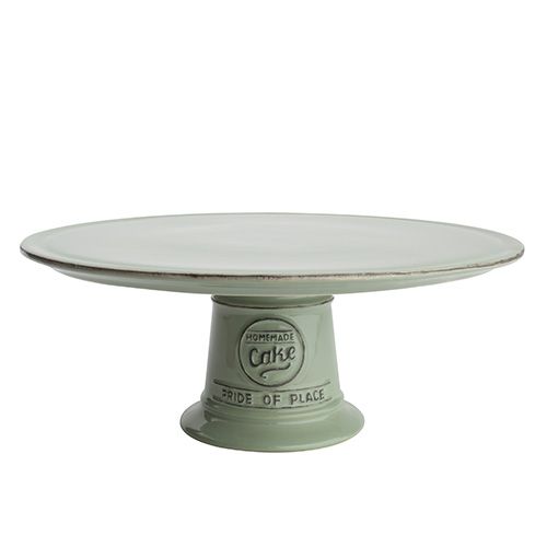 T&G Pride Of Place Cake Stand Old Green