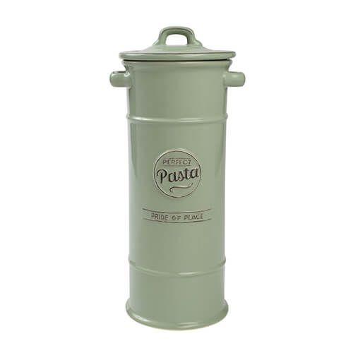 T&G Pride Of Place Pasta Jar Old Green
