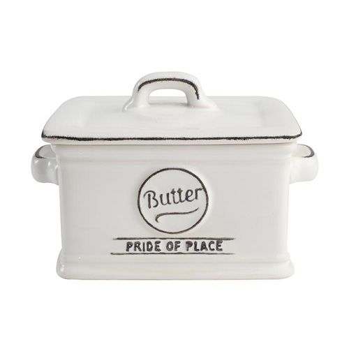 T&G Pride Of Place Butter Dish White