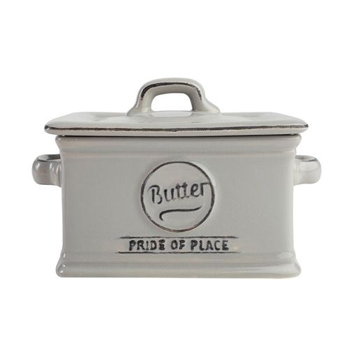 T&G Pride Of Place Butter Dish Cool Grey