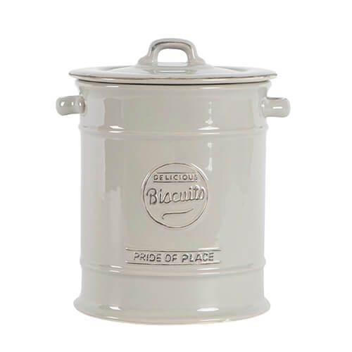 T&G Pride Of Place Large Biscuit Jar Cool Grey