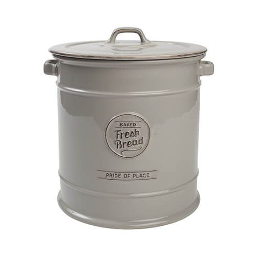 T&G Pride Of Place Bread Crock Cool Grey