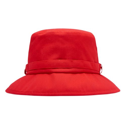 Joules Coast Red Fabric Rain Hat