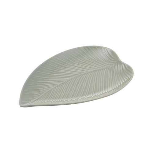 Mason Cash In The Forest Small Leaf Green Platter