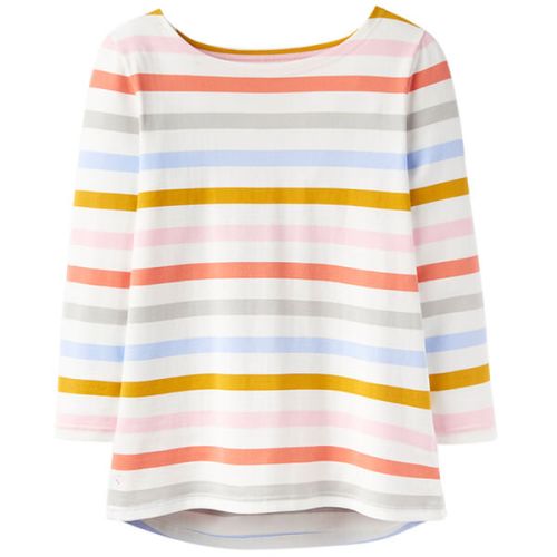 Joules Harbour Multi Stripe Jersey Top Size 12