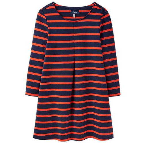 Joules Edith Navy Red Stripe A-Line Tunic