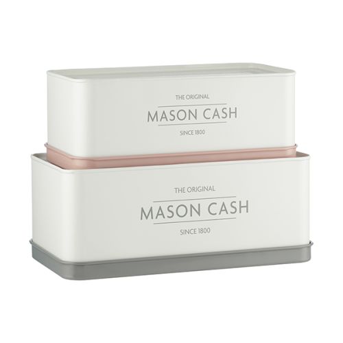 Mason Cash Innovative Kitchen Set Of 2 Rectangular Tins