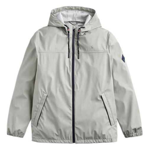 Joules Portwell Soft Grey Lightweight Waterproof Jacket
