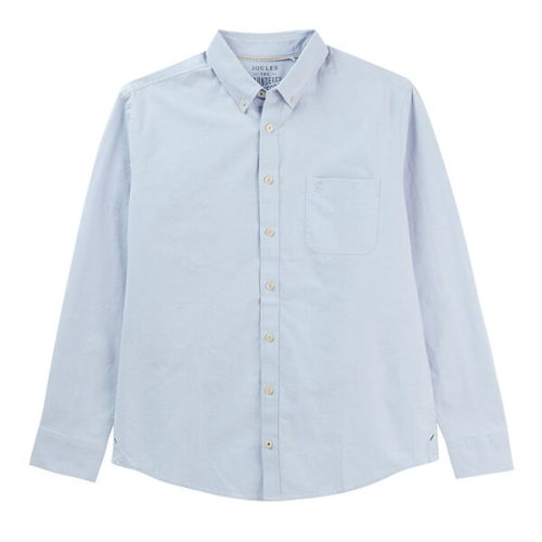 Joules Soft Blue Long Sleeve Classic Fit Oxford Shirt